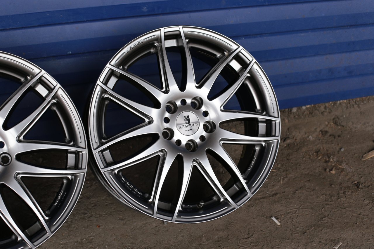 WORK SPORBO DURATA 18インチアルミ4本 ワーク アルファードに WORK SPORBO DURATA 18インチアルミホイール 7.5J ＋46 5H PCD100 4本