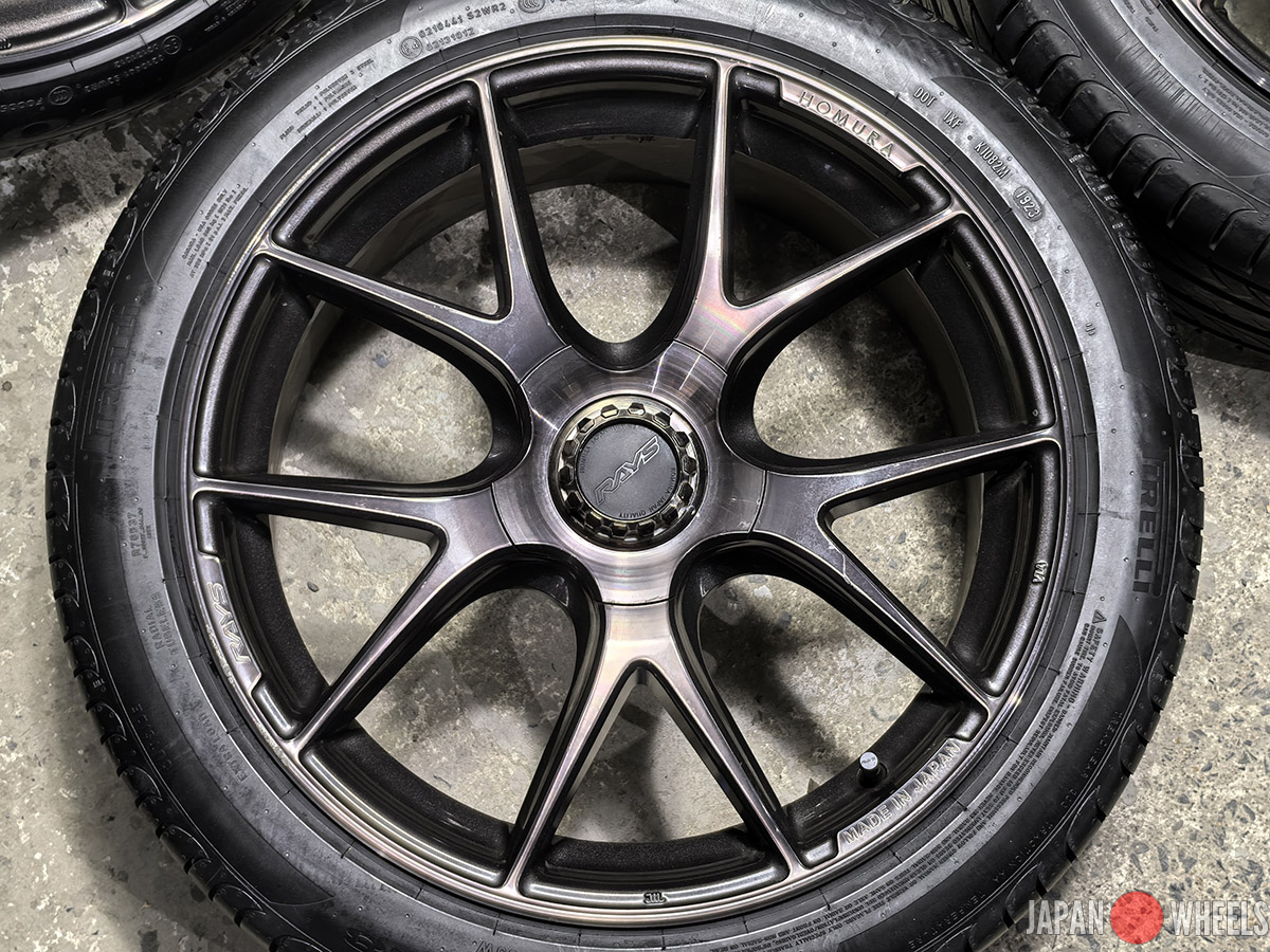 在庫有】RAYS HOMURA 2X5S 19X8.5J 5H-114.3 2本セット HG HOMURA
