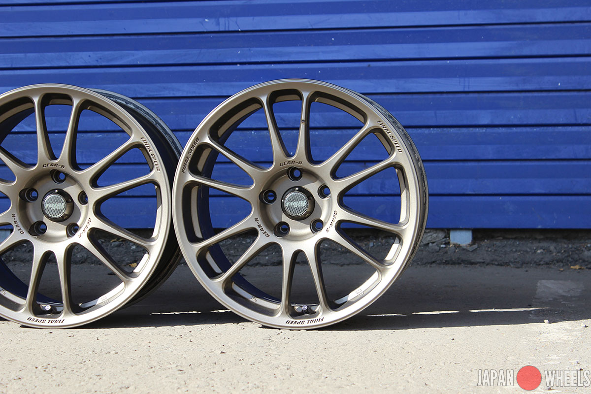 FINAL SPEED 中古 A-TECH GEAR-R アルミホイール 4本セット 