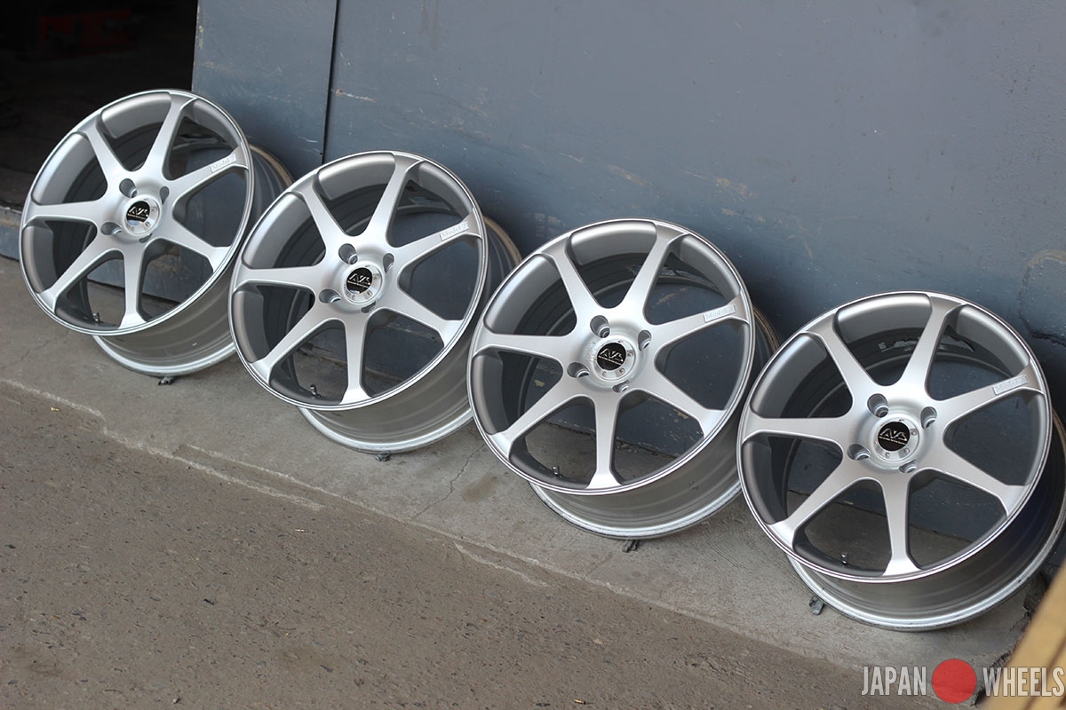 美品☆AVS ADVAN MODEL7 8j+45 9j+45 4本セット Advan AVS Model 7 R18 8/9jj et45, 18